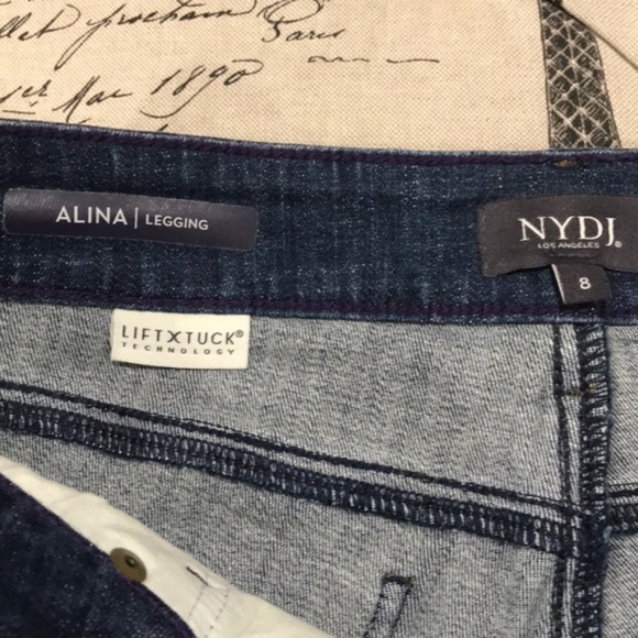 NYDJ Alina Embroidered Legging Jeans - Picture 5 of 8